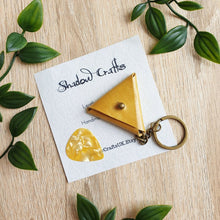 Load image into Gallery viewer, Leather Guitar Pick Pouch Keyring - Shadow Crafts