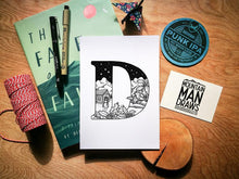 Load image into Gallery viewer, Animal Alphabet Print - A5 - MountainManDraws