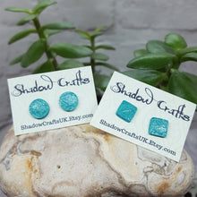 Load image into Gallery viewer, Leather Stud Earrings - Shadow Crafts