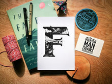 Load image into Gallery viewer, Animal Alphabet Print - A5 - MountainManDraws