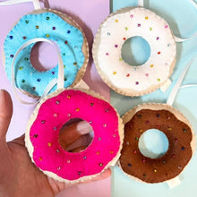 Load image into Gallery viewer, Doughnut Felt Decoration - Donut - Giddy Designs