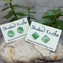 Load image into Gallery viewer, Leather Stud Earrings - Shadow Crafts
