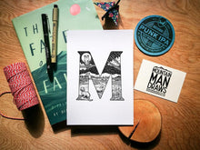 Load image into Gallery viewer, Animal Alphabet Print - A5 - MountainManDraws