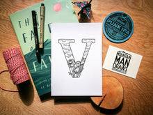 Load image into Gallery viewer, Animal Alphabet Print - A5 - MountainManDraws