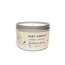 Load image into Gallery viewer, Candle - Baby Powder - hand poured soy wax candles - The Yorkshire Candle Company Ltd