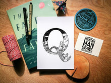 Load image into Gallery viewer, Animal Alphabet Print - A5 - MountainManDraws