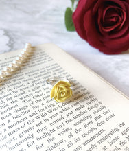 Load image into Gallery viewer, Paper Rose Flower Ring - Adjustable - Lots of Colours - Turn the Page Design
