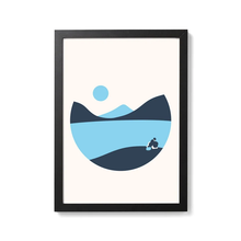 Load image into Gallery viewer, All the Places We'll Never Forget Screen print -Lake District inspired art print - Or8 Design