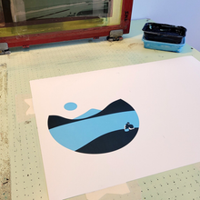 Load image into Gallery viewer, All the Places We'll Never Forget Screen print -Lake District inspired art print - Or8 Design