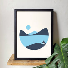Load image into Gallery viewer, All the Places We'll Never Forget Screen print -Lake District inspired art print - Or8 Design
