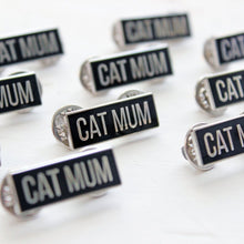 Load image into Gallery viewer, Cat Mum enamel pin - cat lovers - Purple Tree Designs