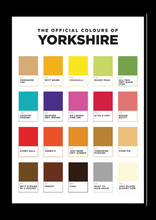 Load image into Gallery viewer, The Official Colours of Yorkshire Print - Yorkshire Gift Idea - The Yorkshire Print Company
