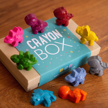 Load image into Gallery viewer, Wax Crayon Set - Dinosaurs - Crayon Box