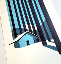 Load image into Gallery viewer, Escape to the Forest screen print - Daytime - Or8 Design