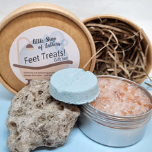 Load image into Gallery viewer, Feet Treats! - Feet Pampering Gift Set - Little Shop of Lathers