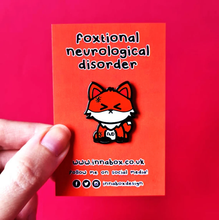 Load image into Gallery viewer, FND - Functional Neurologic Disorder - Chronic illness awareness Enamel Pin - Invisible Illness Club - Innabox