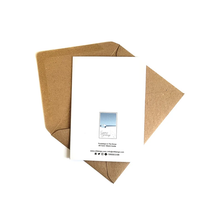 Load image into Gallery viewer, Footsteps in the Snow - Seasons Greetings - Christmas Card - Or8Design