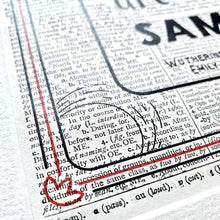 Load image into Gallery viewer, Dictionary Page Print - Wuthering Heights - Emily Bronte Quote -Turn the Page Design