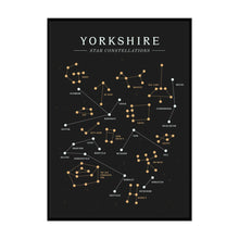 Load image into Gallery viewer, Yorkshire Star Constellations Print - Yorkshire Gift Idea - The Yorkshire Print Company