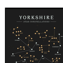Load image into Gallery viewer, Yorkshire Star Constellations Print - Yorkshire Gift Idea - The Yorkshire Print Company