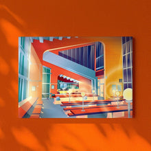 Load image into Gallery viewer, Roger Stevenson Cafe, University of Leeds - A4 Print - Empty Insides Art