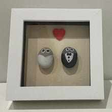 Load image into Gallery viewer, Wedding Pebble Art Frame - Pebbled19