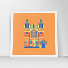 Load image into Gallery viewer, The Great Hall, University of Leeds - Square Print - Empty Insides Art