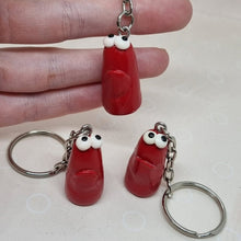 Load image into Gallery viewer, Grumpies Keyrings - Mini Polymer Clay Keyring - Luuce Creates