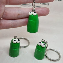 Load image into Gallery viewer, Grumpies Keyrings - Mini Polymer Clay Keyring - Luuce Creates