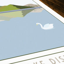 Load image into Gallery viewer, Catbells travel inspired poster print - Sweetpea & Rascal - Lake District Cumbria
