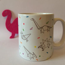 Load image into Gallery viewer, Dinosaur Origami Mug - Thriftbox