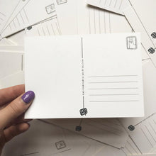 Load image into Gallery viewer, Magical postcards - Katie Abey -Magical Movie parody - stationary - puns and magic