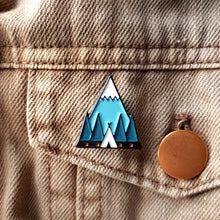 Load image into Gallery viewer, Tent Enamel Pin - Or8 Design - camping, outdoors, adventure