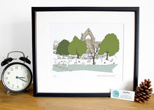 Load image into Gallery viewer, Bolton Abbey Print- Accidental Vix Prints - Yorkshire illustrations