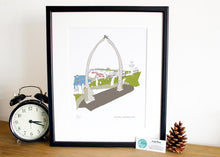 Load image into Gallery viewer, Whitby Print- Accidental Vix Prints - Yorkshire illustrations