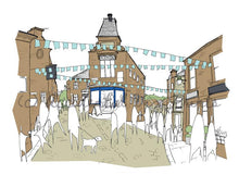 Load image into Gallery viewer, Haworth Print - Accidental Vix Prints - Yorkshire illustrations