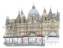 Load image into Gallery viewer, Leeds Kirkgate Market Print - Accidental Vix Prints - Leeds illustrations
