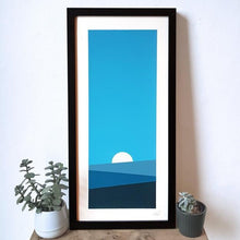 Load image into Gallery viewer, Minimal Sunrise screen print - Art print - Adventurers - Or8 Design