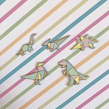 Load image into Gallery viewer, Dinosaur Enamel Pin - Parasaurolophus - Thriftbox