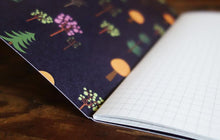 Load image into Gallery viewer, Trees A5 size Notebook - Sweetpea and Rascal - note book - stationery lovers