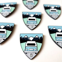 Load image into Gallery viewer, Camper Van Enamel Pin - Or8 Design - outdoors, adventure