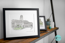 Load image into Gallery viewer, Leeds University Parkinson Building Print - Accidental Vix Prints - Leeds illustrations