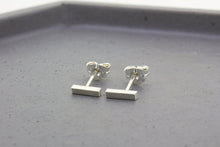 Load image into Gallery viewer, Staple Stud Earrings - Sterling Silver - Maxwell Harrison Jewellery