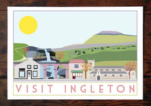 Load image into Gallery viewer, Ingleton Travel inspired poster print - Sweetpea & Rascal - Yorkshire prints - Yorkshire scenes and landmarks