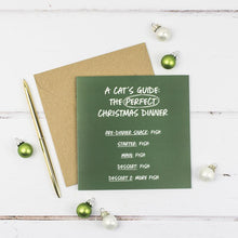 Load image into Gallery viewer, The Cats Guide to Christmas Cards - Funny Christmas Greetings - Purple Tree Designs - living with cats