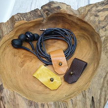 Load image into Gallery viewer, Leather Cable Tidy/Cable Clips - Set of 3 - Shadow Craft