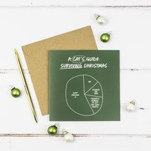 Load image into Gallery viewer, The Cats Guide to Christmas Cards - Funny Christmas Greetings - Purple Tree Designs - living with cats