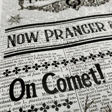 Load image into Gallery viewer, Dictionary Page Print - The Night Before Christmas - Turn the Page Design