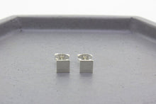 Load image into Gallery viewer, Square/Diamond Stud Earrings - Sterling Silver - Maxwell Harrison Jewellery