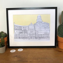 Load image into Gallery viewer, Hyde Park Leeds Collage - Illustration - A4 print - Art by Arjo - Yorkshire Art - Leeds